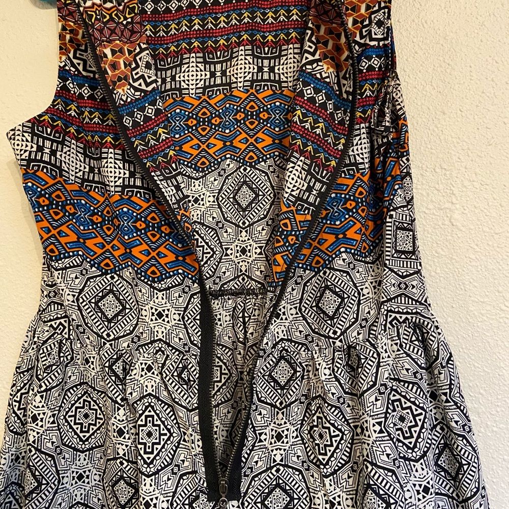 Colorful Patterned Dress - Picture 3 of 6